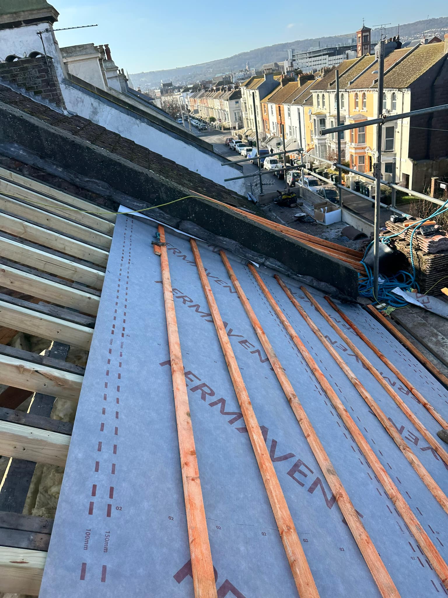 Roof repair completed in Bermondsey, South London