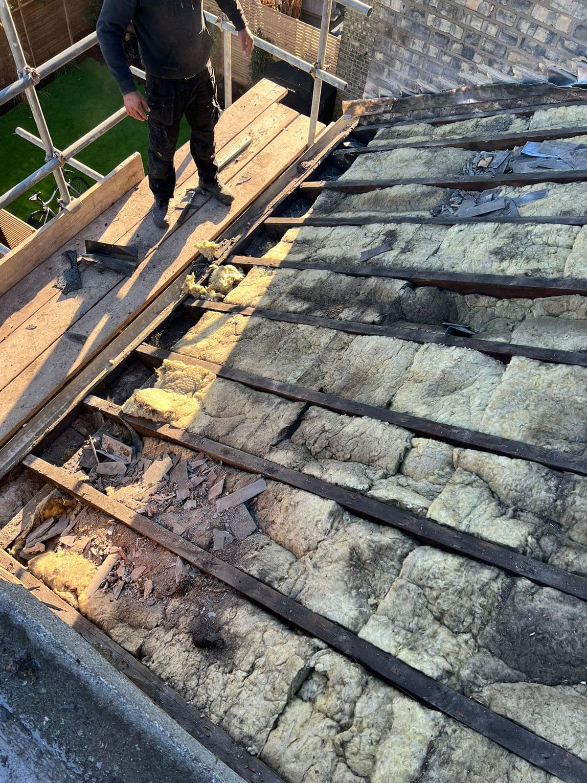 Slate roof restoration in Greenwich