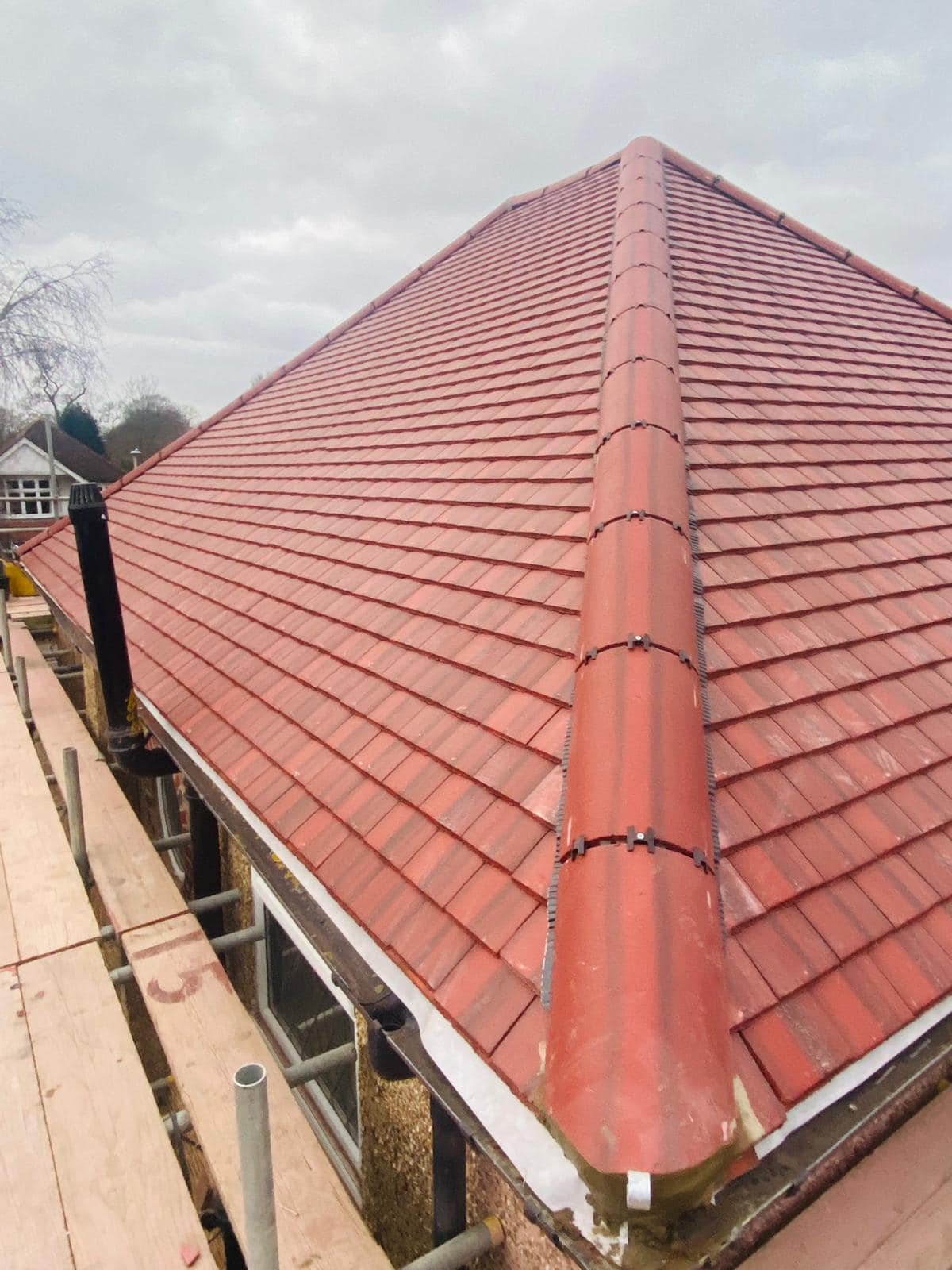 Commercial roof restoration in Canary Wharf