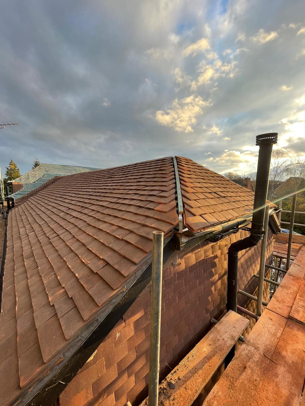 Zinc roofing in Shoreditch