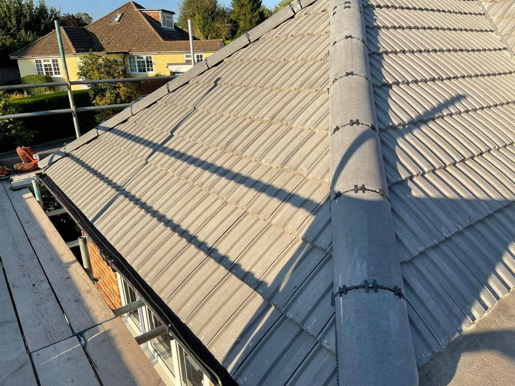 GRP fibreglass roof in Peckham