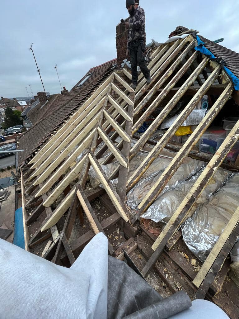 Slate roof restoration in Greenwich
