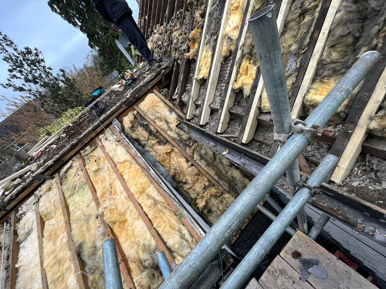 Slate roof restoration in Greenwich