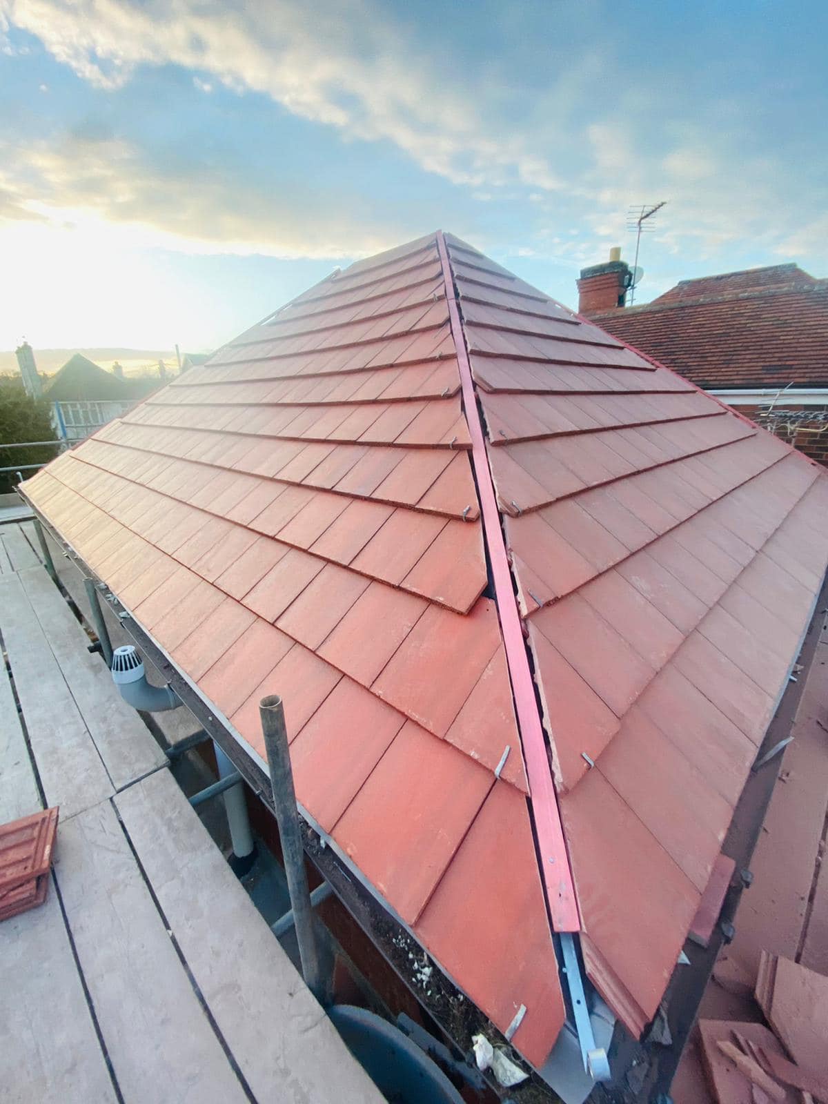 GRP fibreglass roof in Peckham