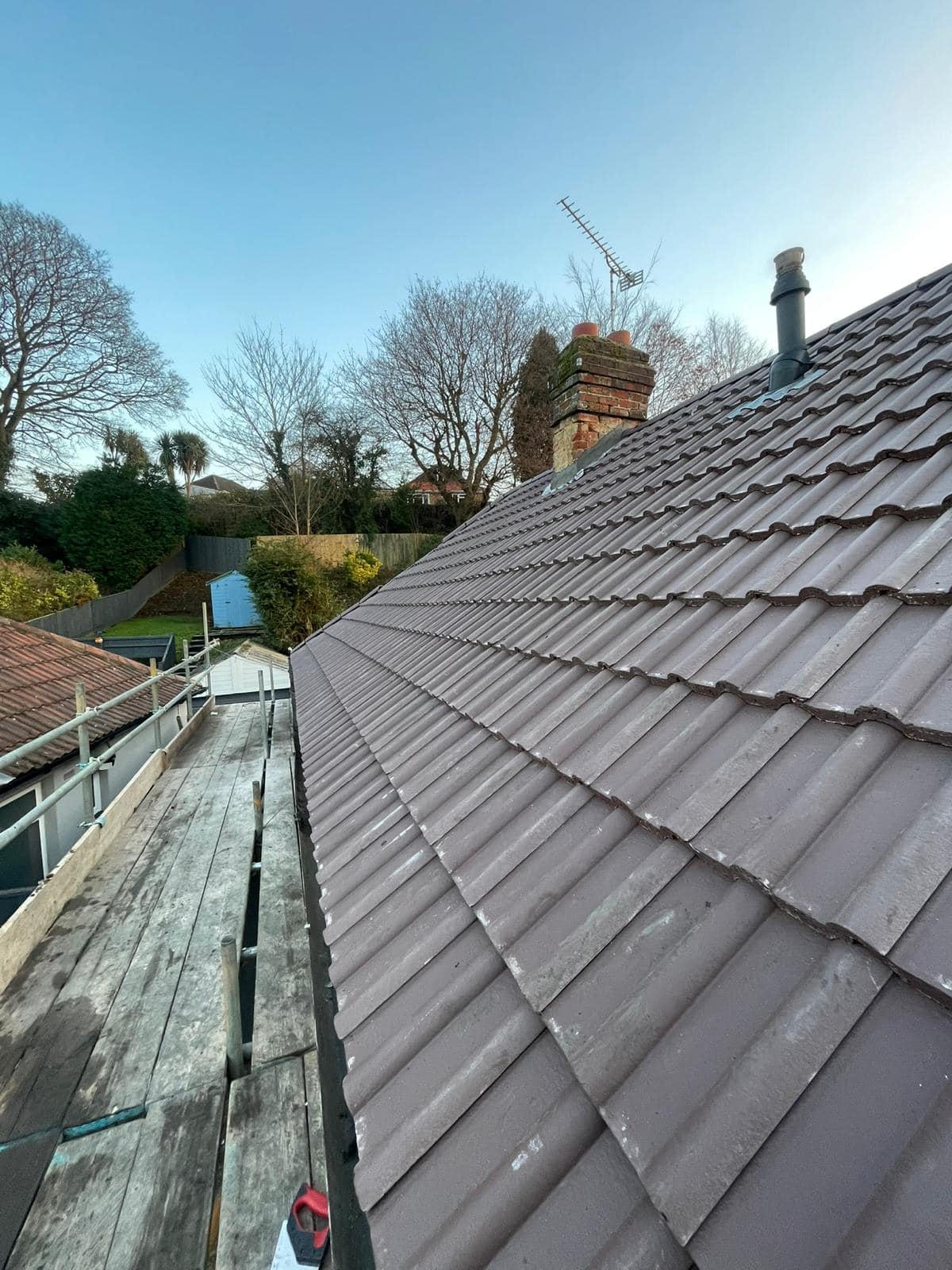 Slate roof restoration in Greenwich