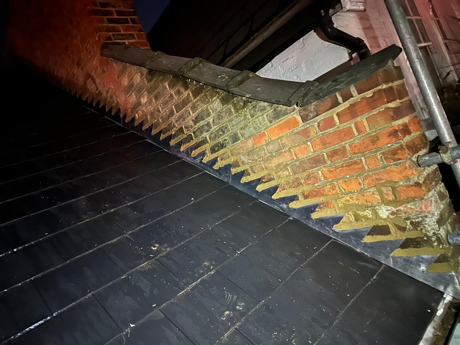 Professional roofers working on a property in London - KS Roof Master