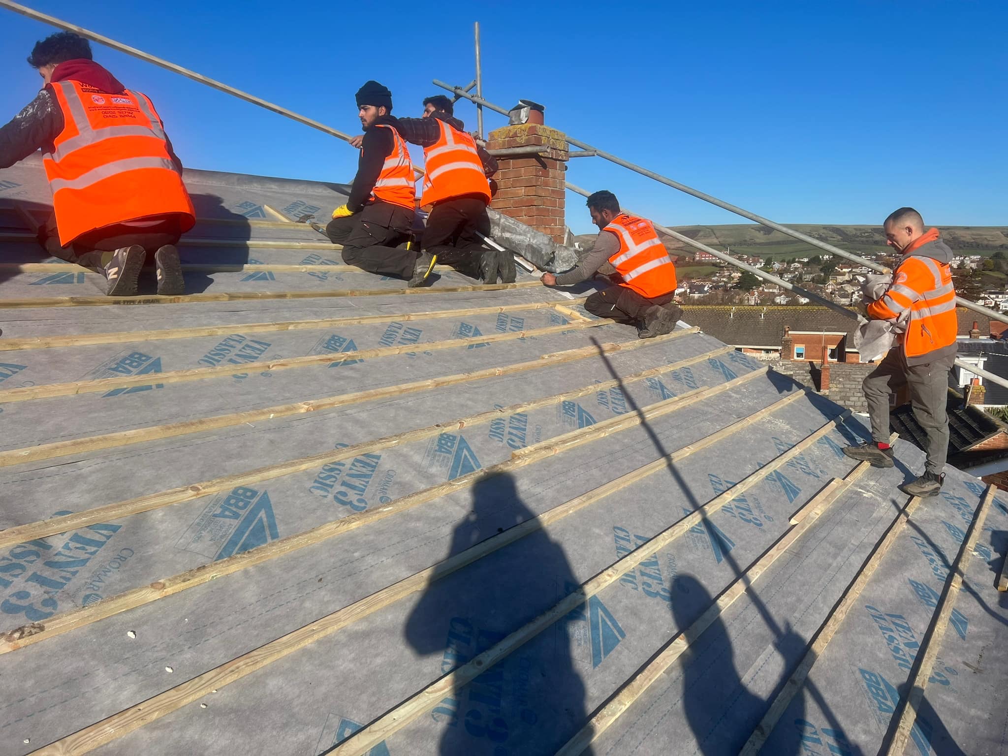 GRP fibreglass roof in Peckham
