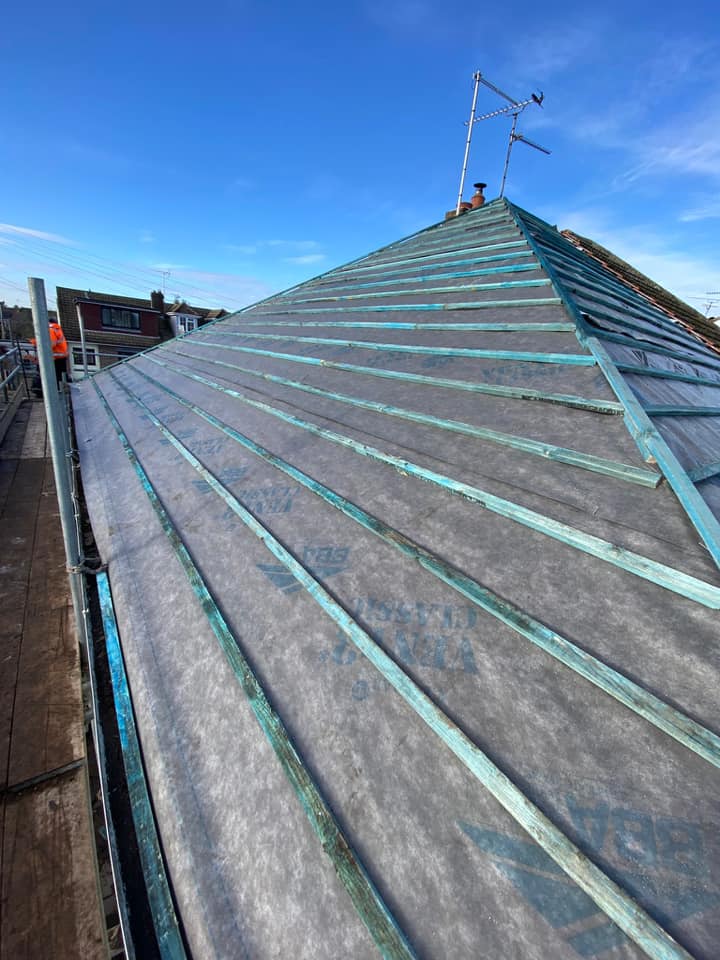 GRP fibreglass roof in Peckham