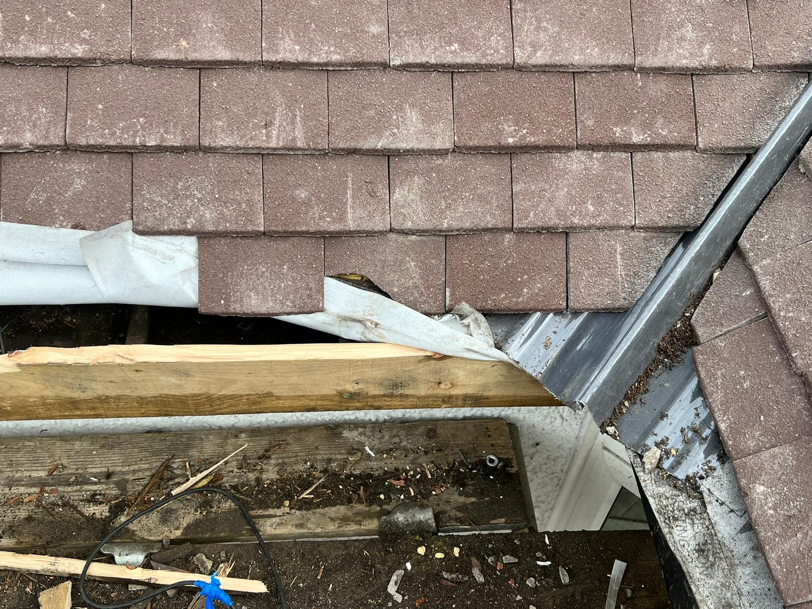 Lead flashing in Westminster