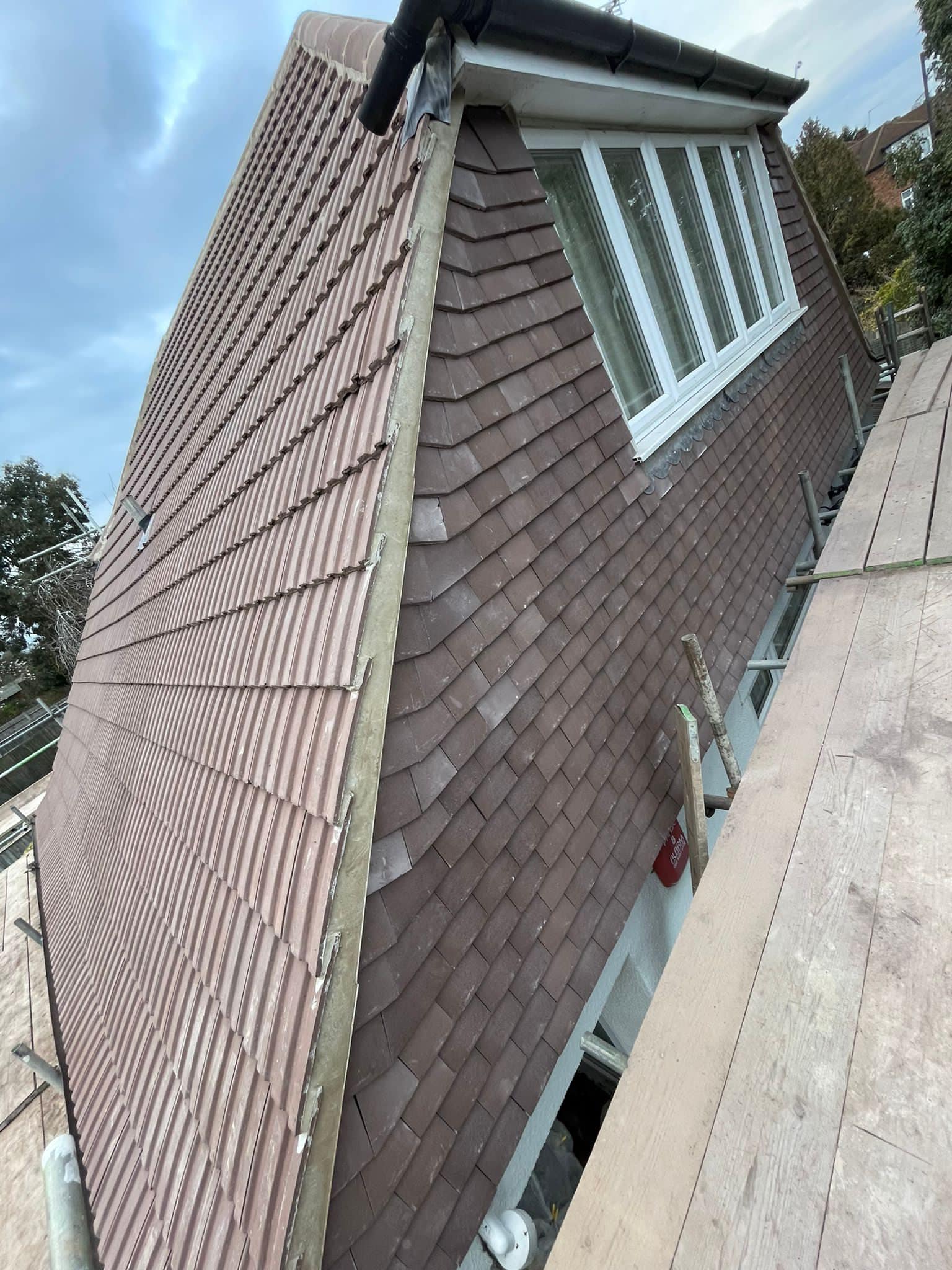 GRP fibreglass roof in Peckham