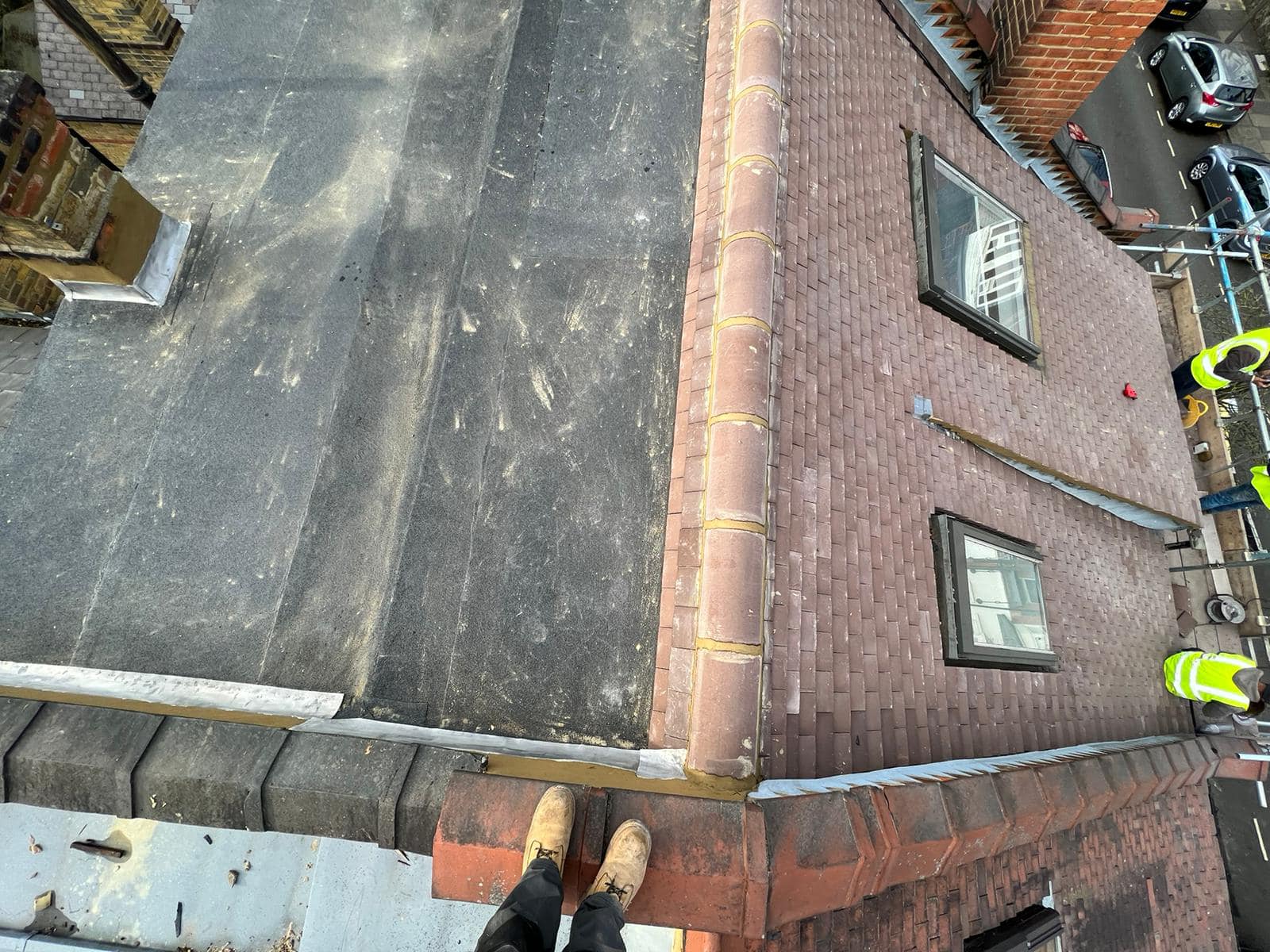 Zinc roofing in Shoreditch