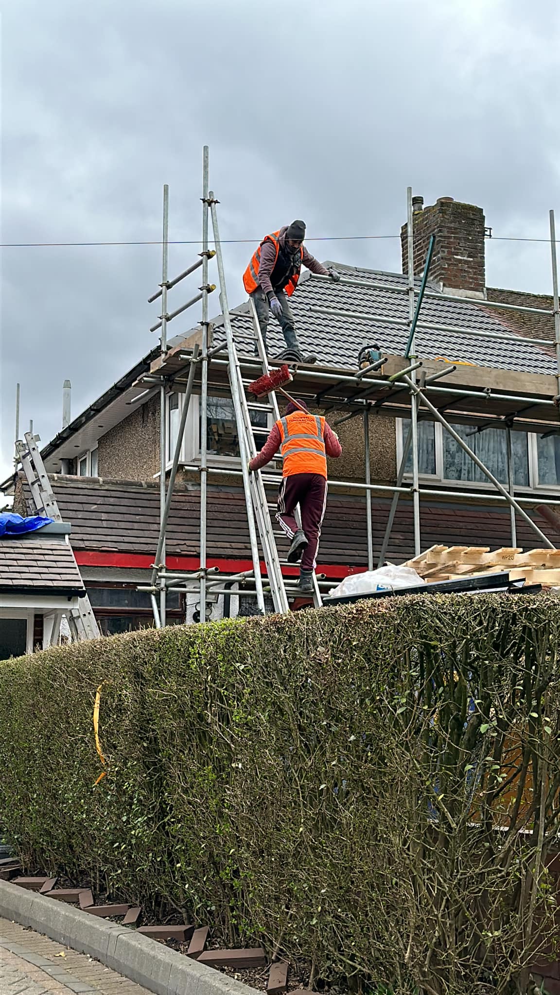 Storm damage repair in Battersea