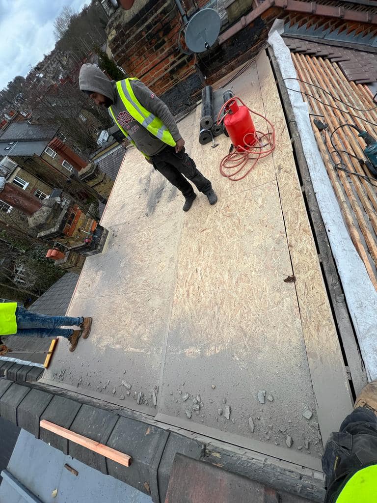 Flat roof coating in Brixton