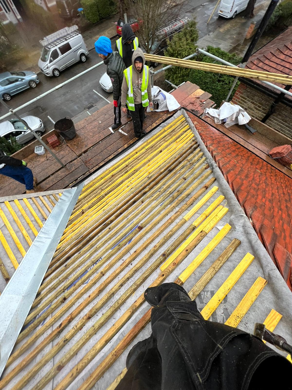 Moss removal in Wimbledon