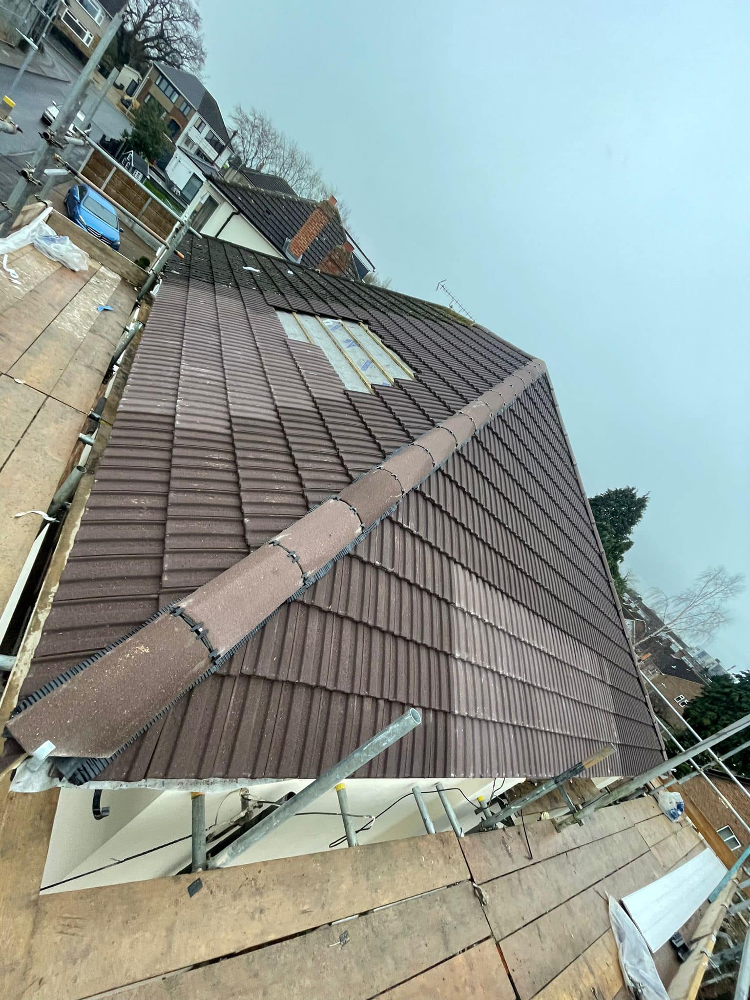 Storm damage repair in Battersea