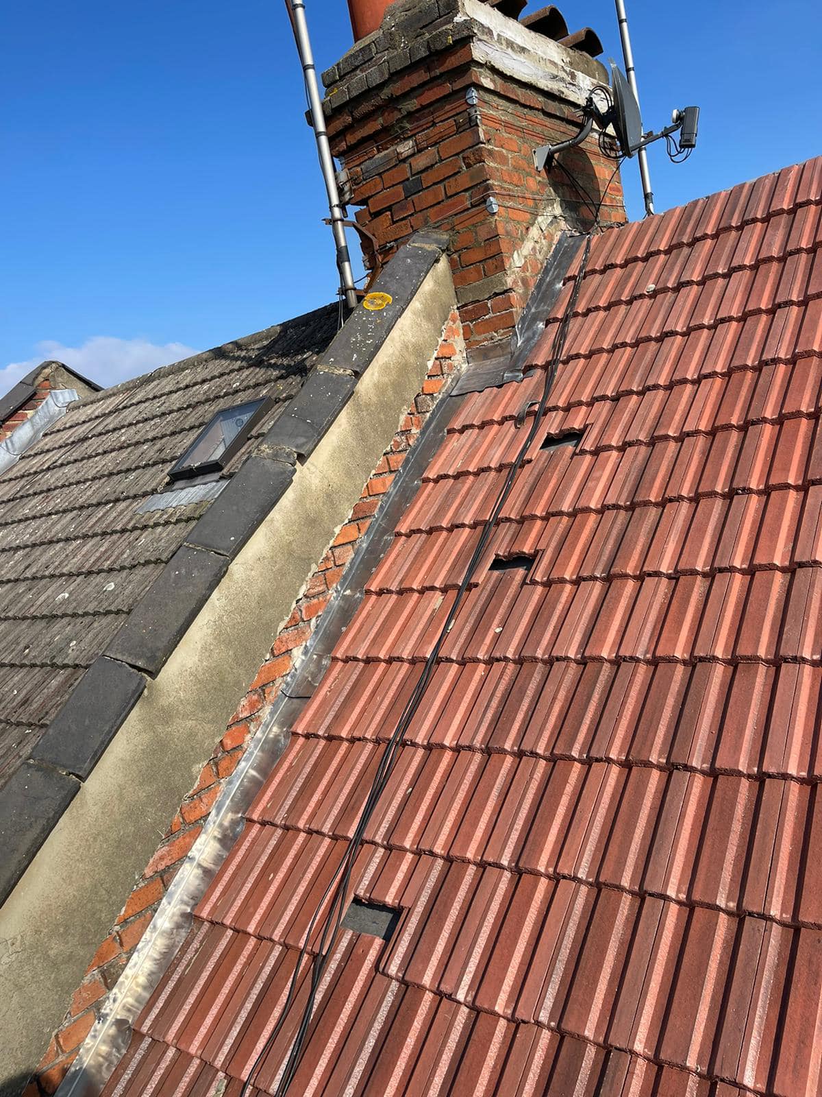 Lead flashing in Westminster