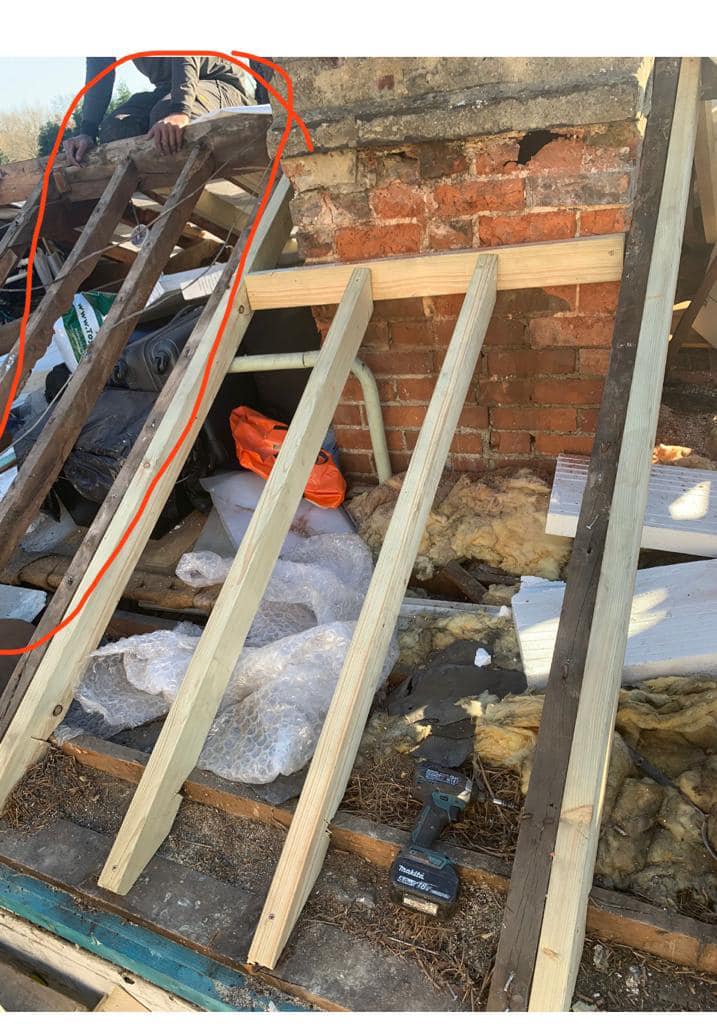 Storm damage repair in Battersea