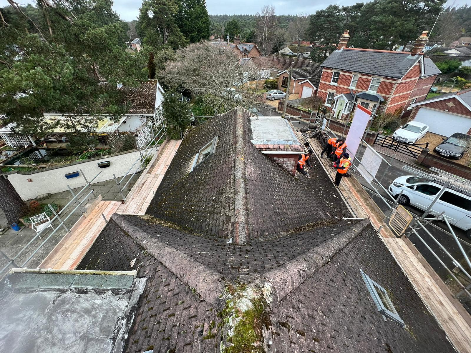 GRP fibreglass roof in Peckham