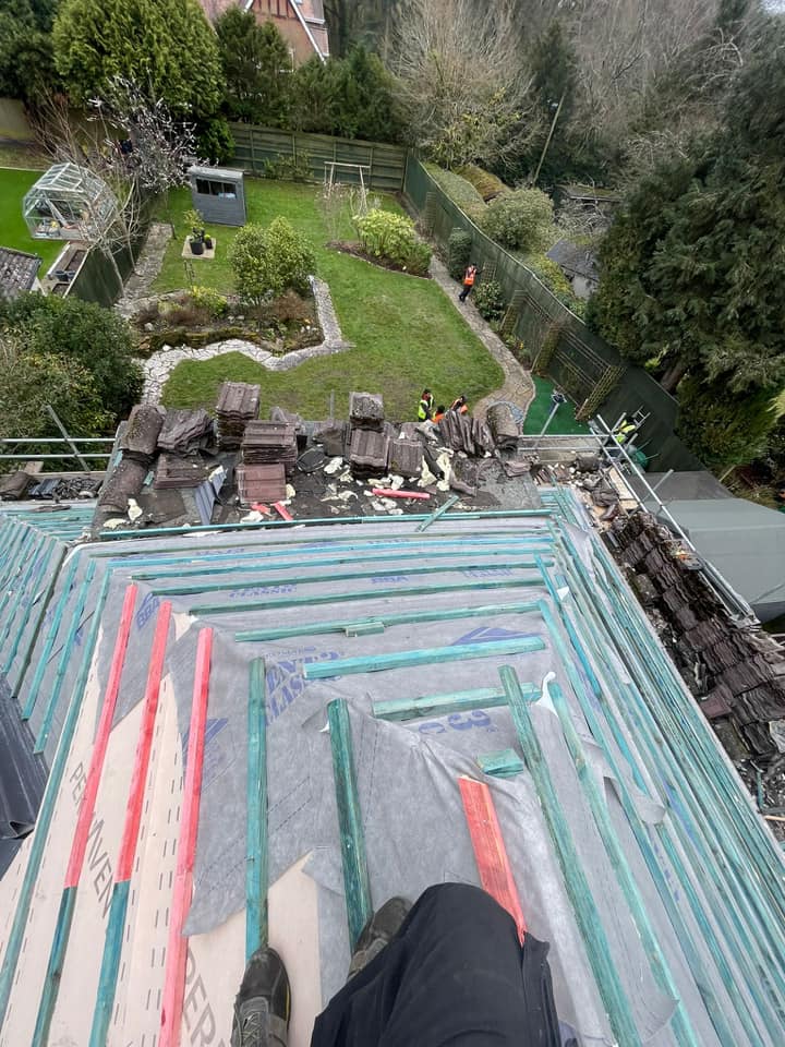 GRP fibreglass roof in Peckham