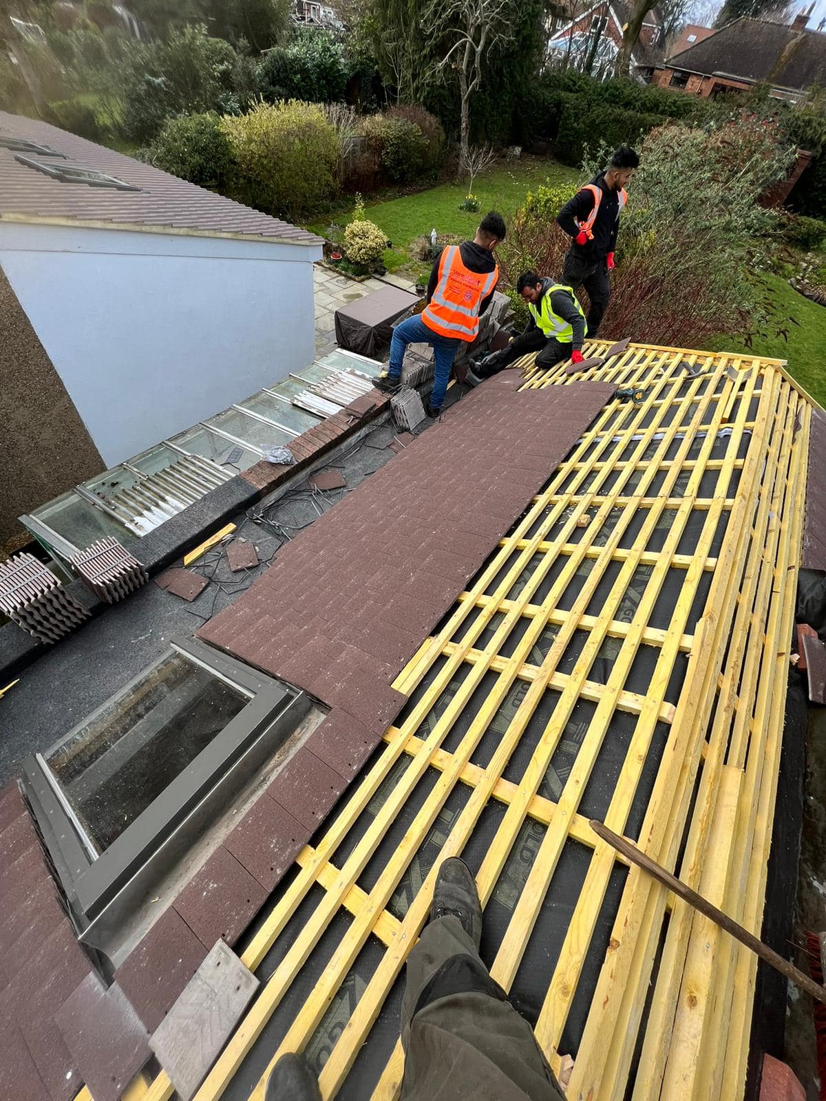 Moss removal in Wimbledon