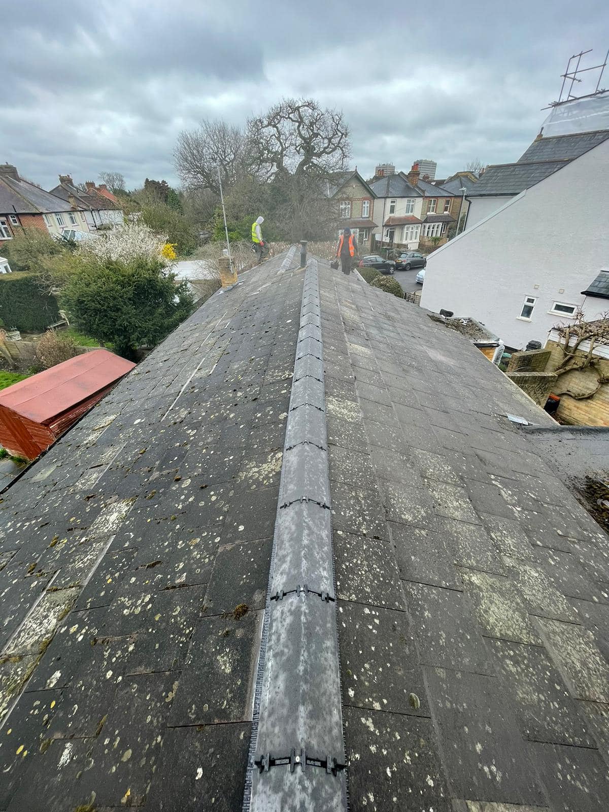 Storm damage repair in Battersea