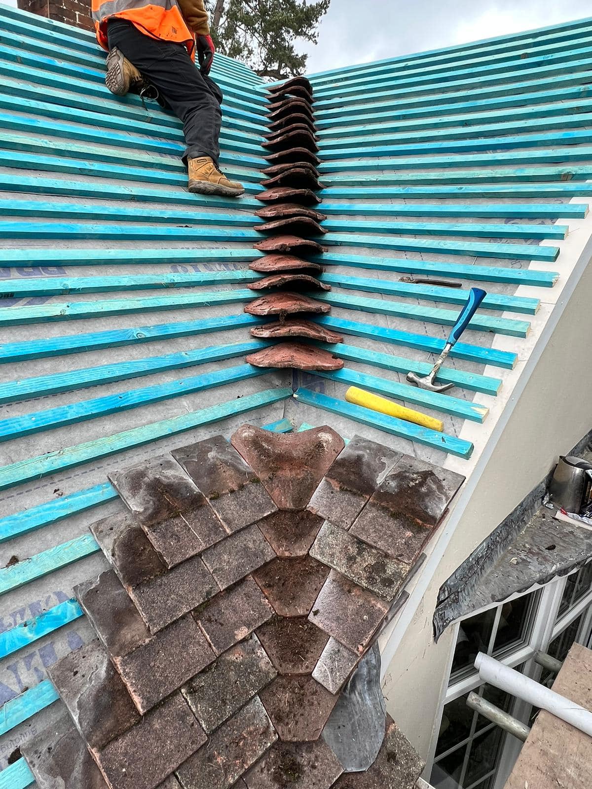 Storm damage repair in Battersea