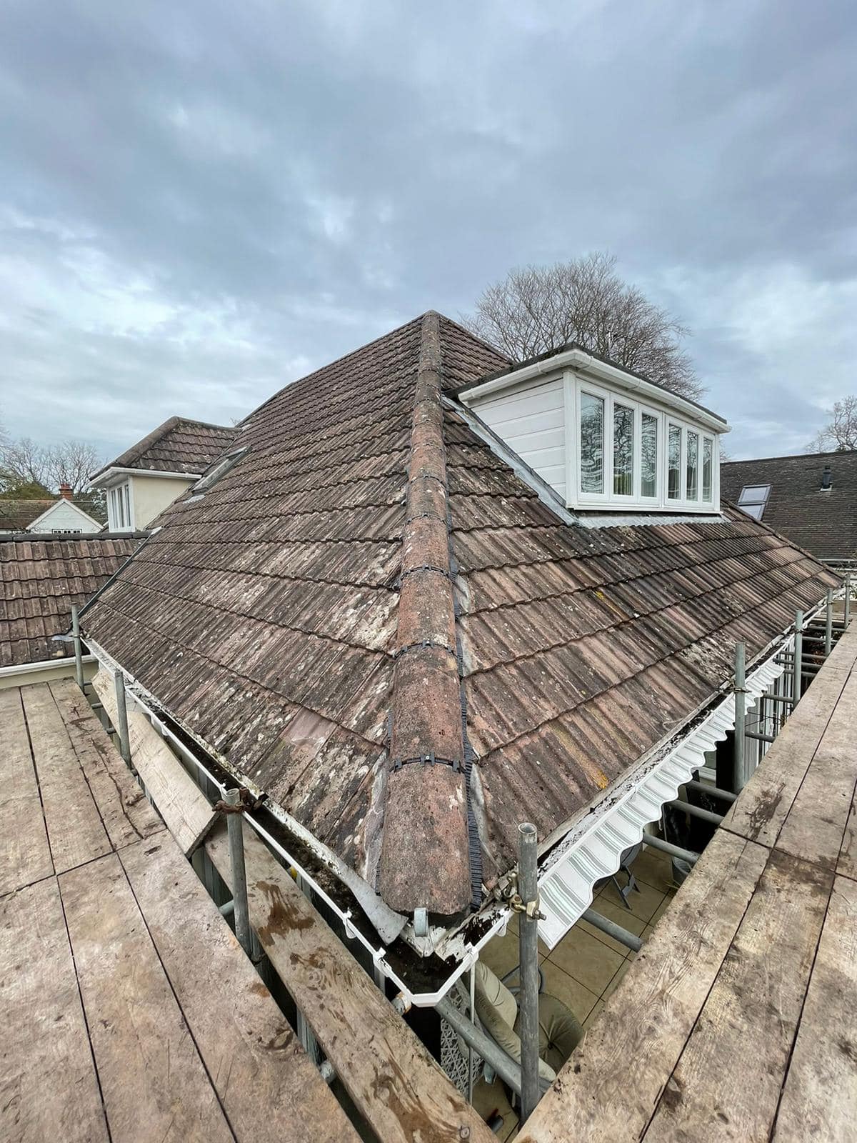 Slate roof restoration in Greenwich