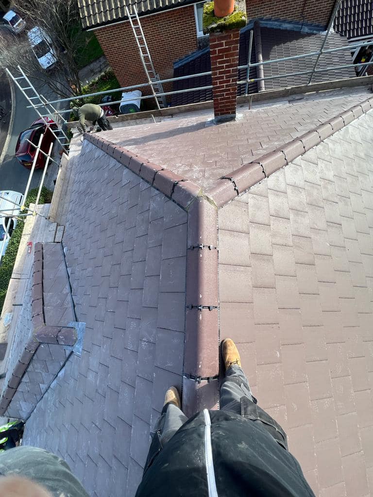 Slate roof restoration in Greenwich
