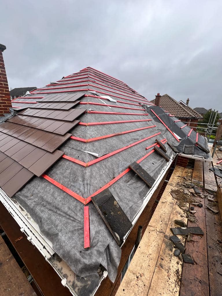 Slate roof restoration in Greenwich