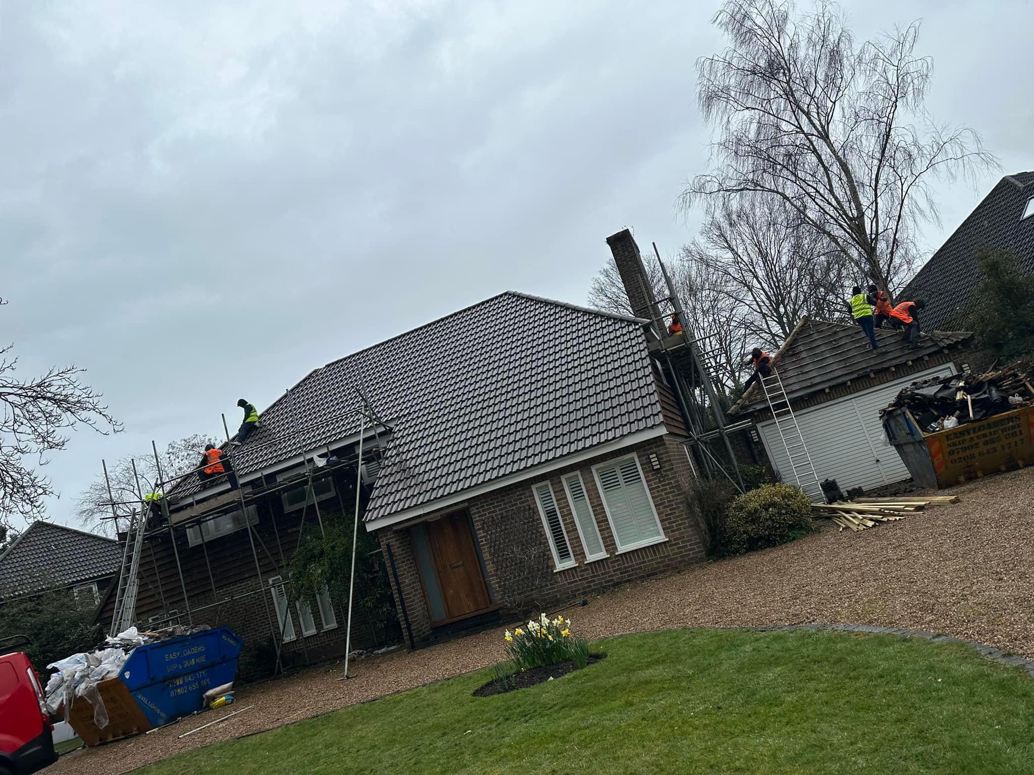 Storm damage repair in Battersea