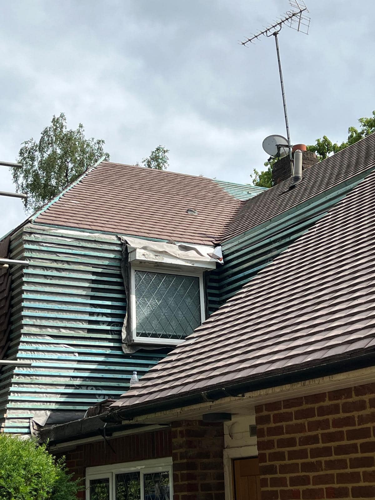 Lead flashing in Westminster
