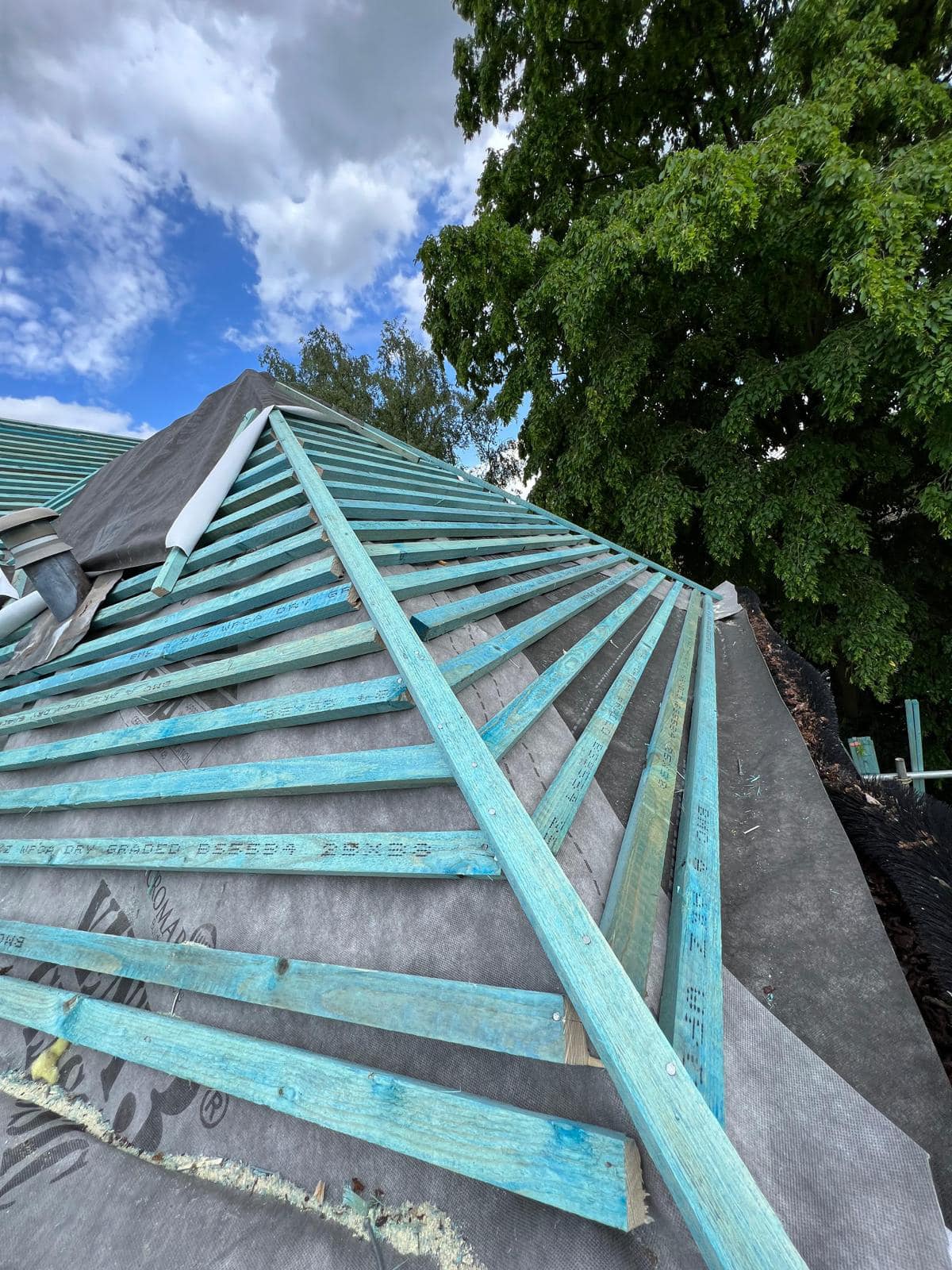 Storm damage repair in Battersea