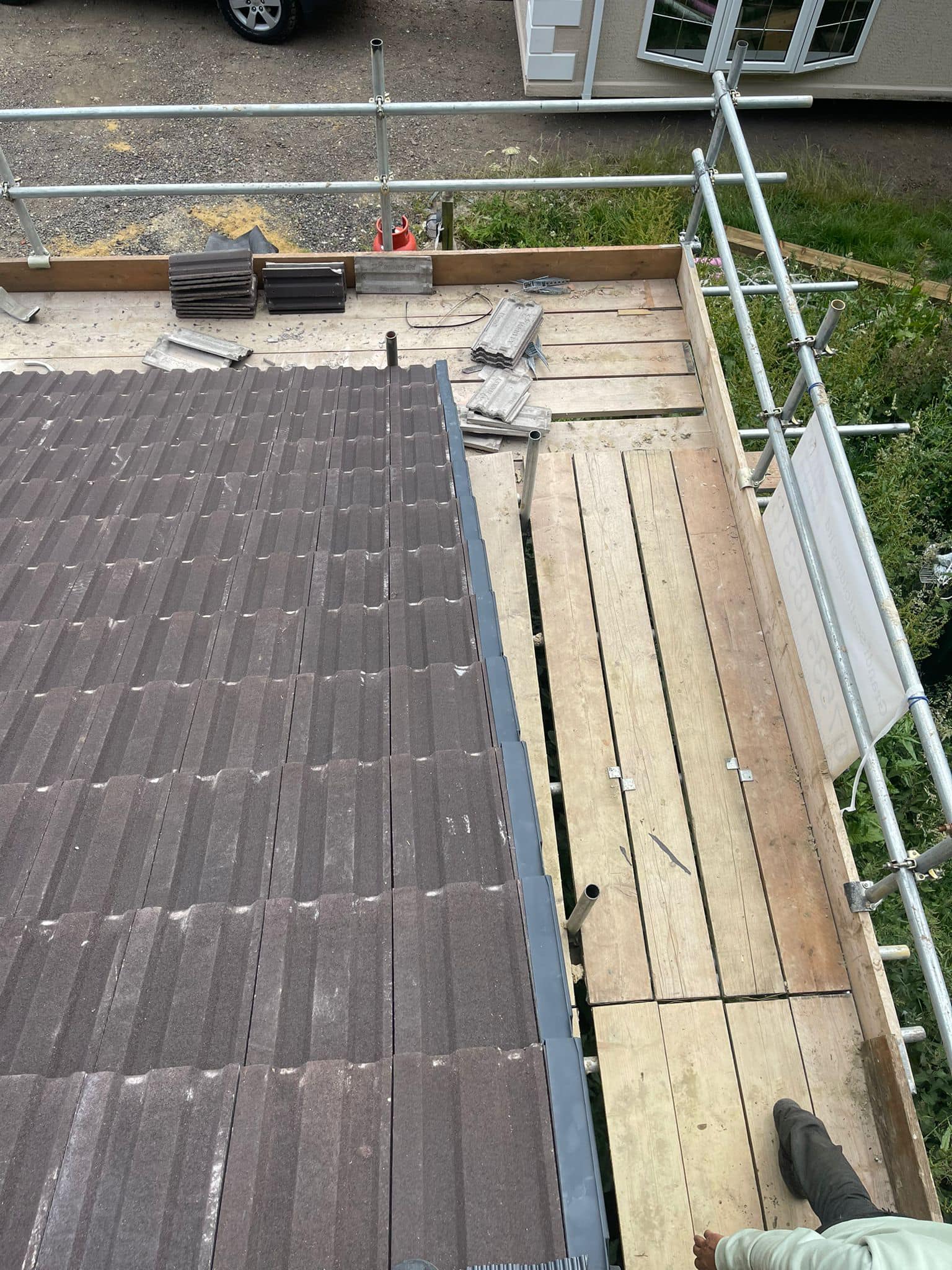 Storm damage repair in Battersea