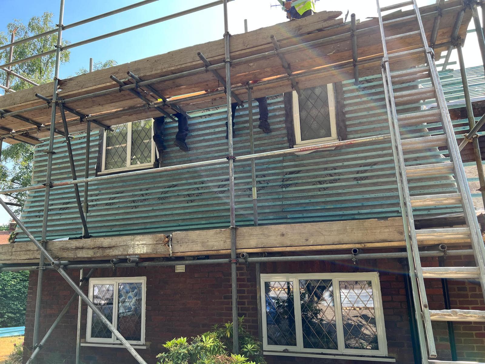 Storm damage repair in Battersea