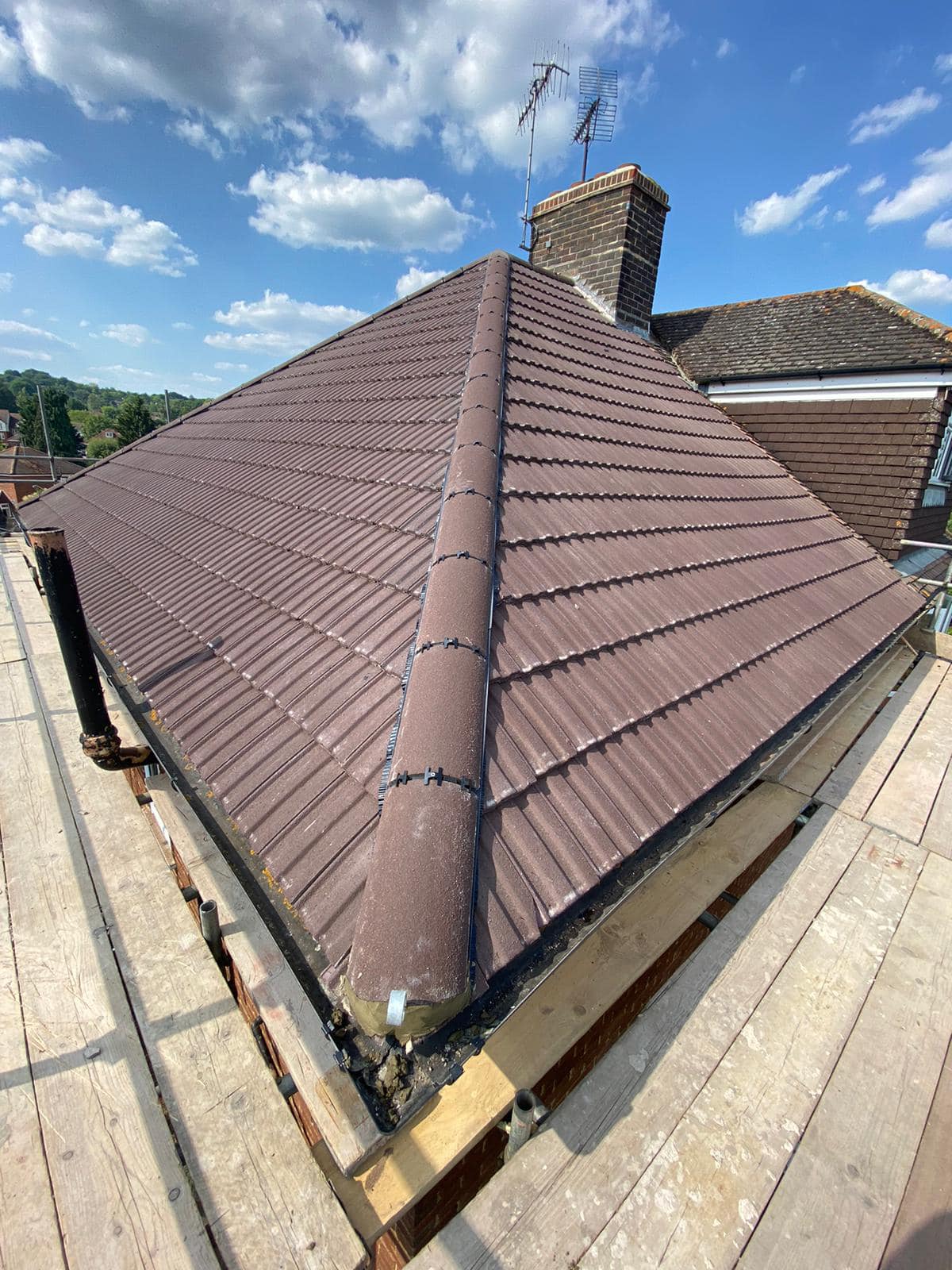 Slate roof restoration in Greenwich