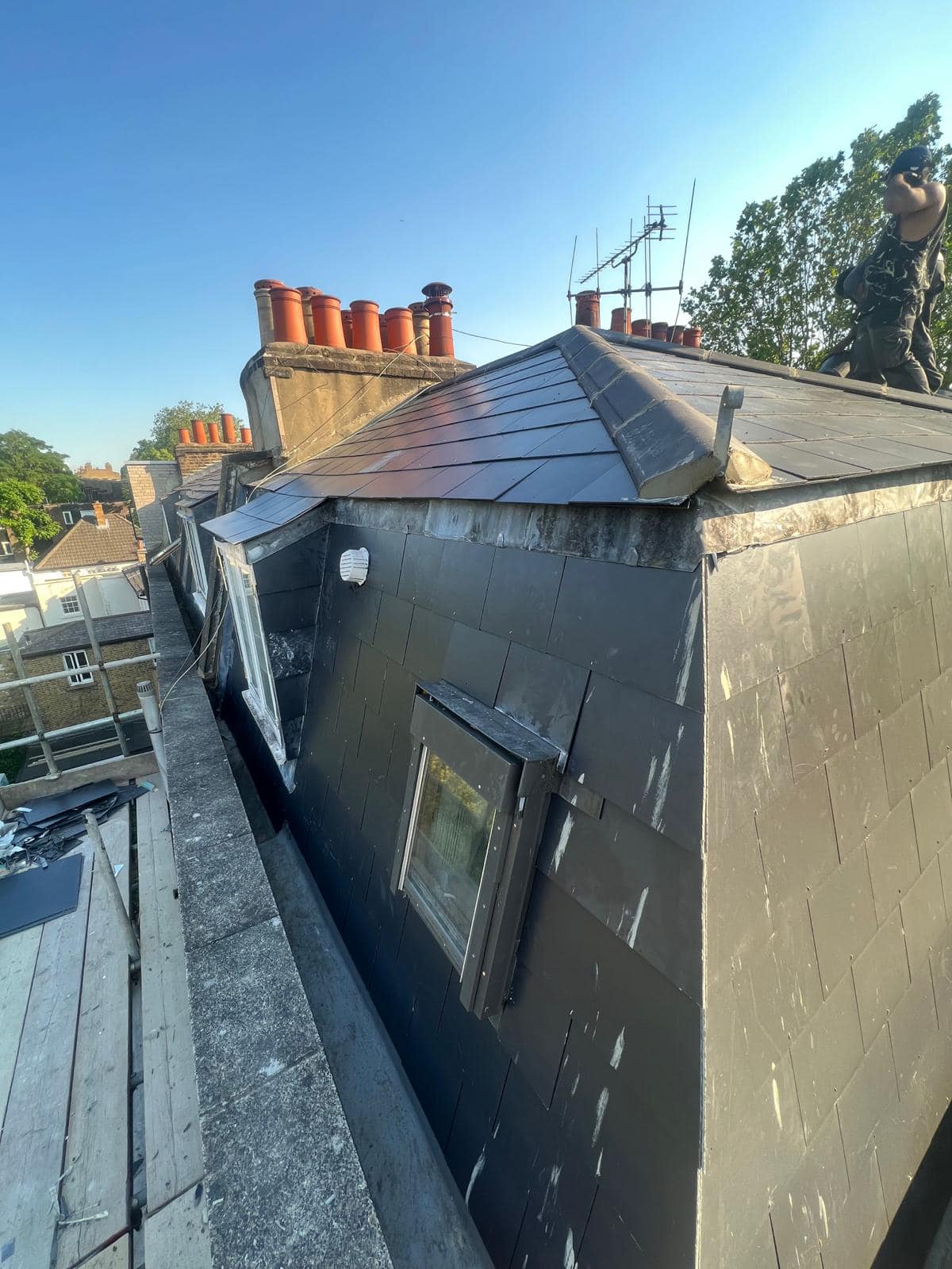 Storm damage repair in Battersea