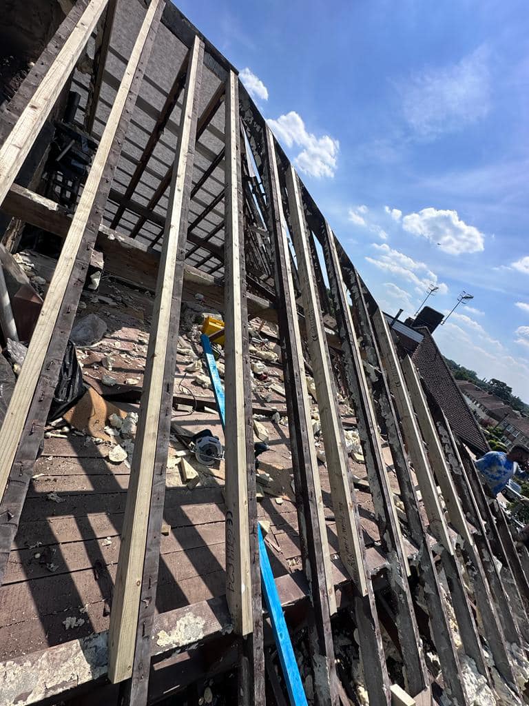 Lead flashing in Westminster