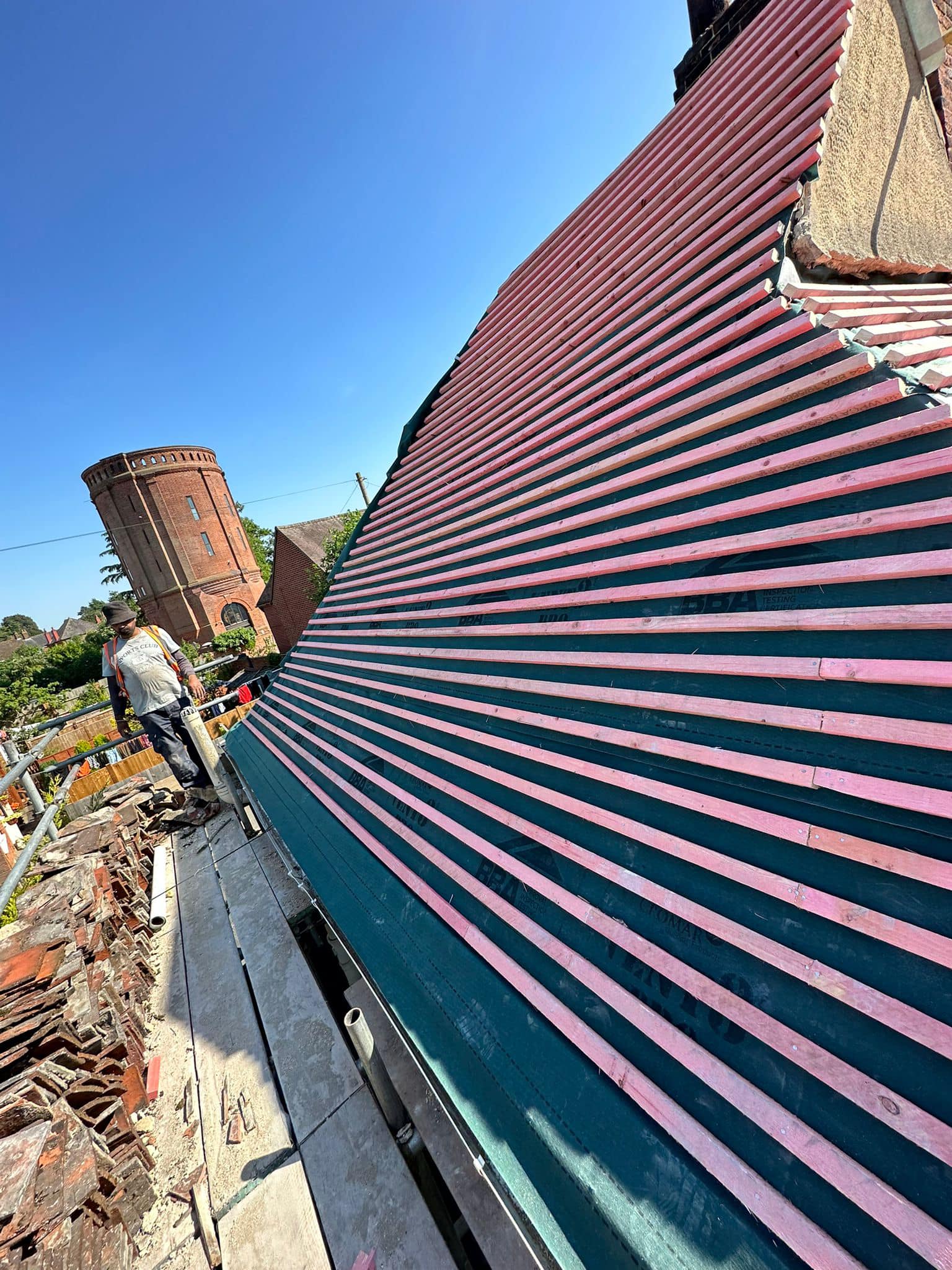 Moss removal in Wimbledon