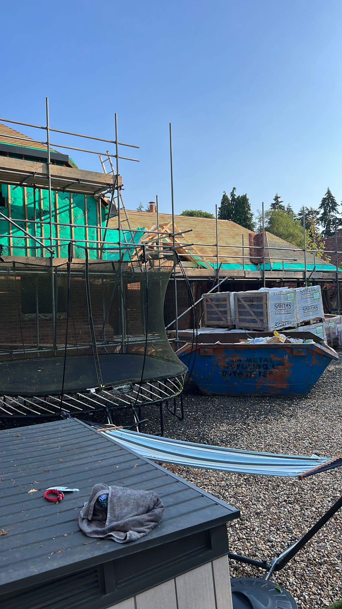 Commercial roof restoration in Canary Wharf