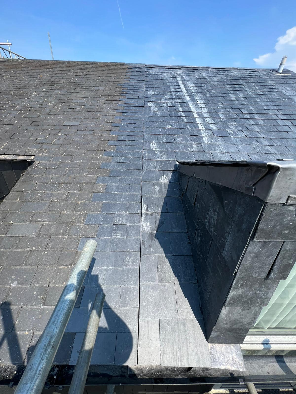 Commercial roof restoration in Canary Wharf