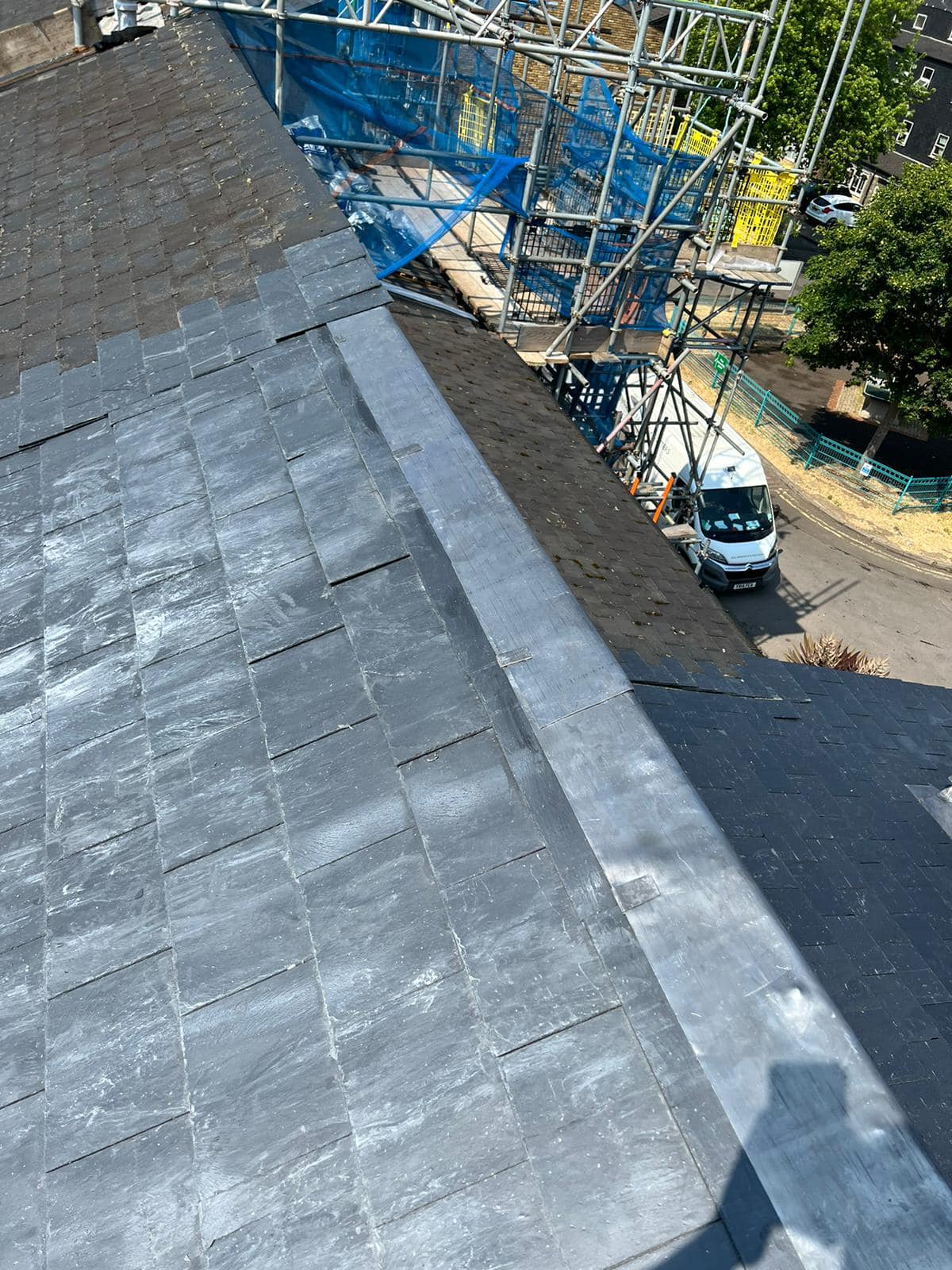 Lead flashing in Westminster