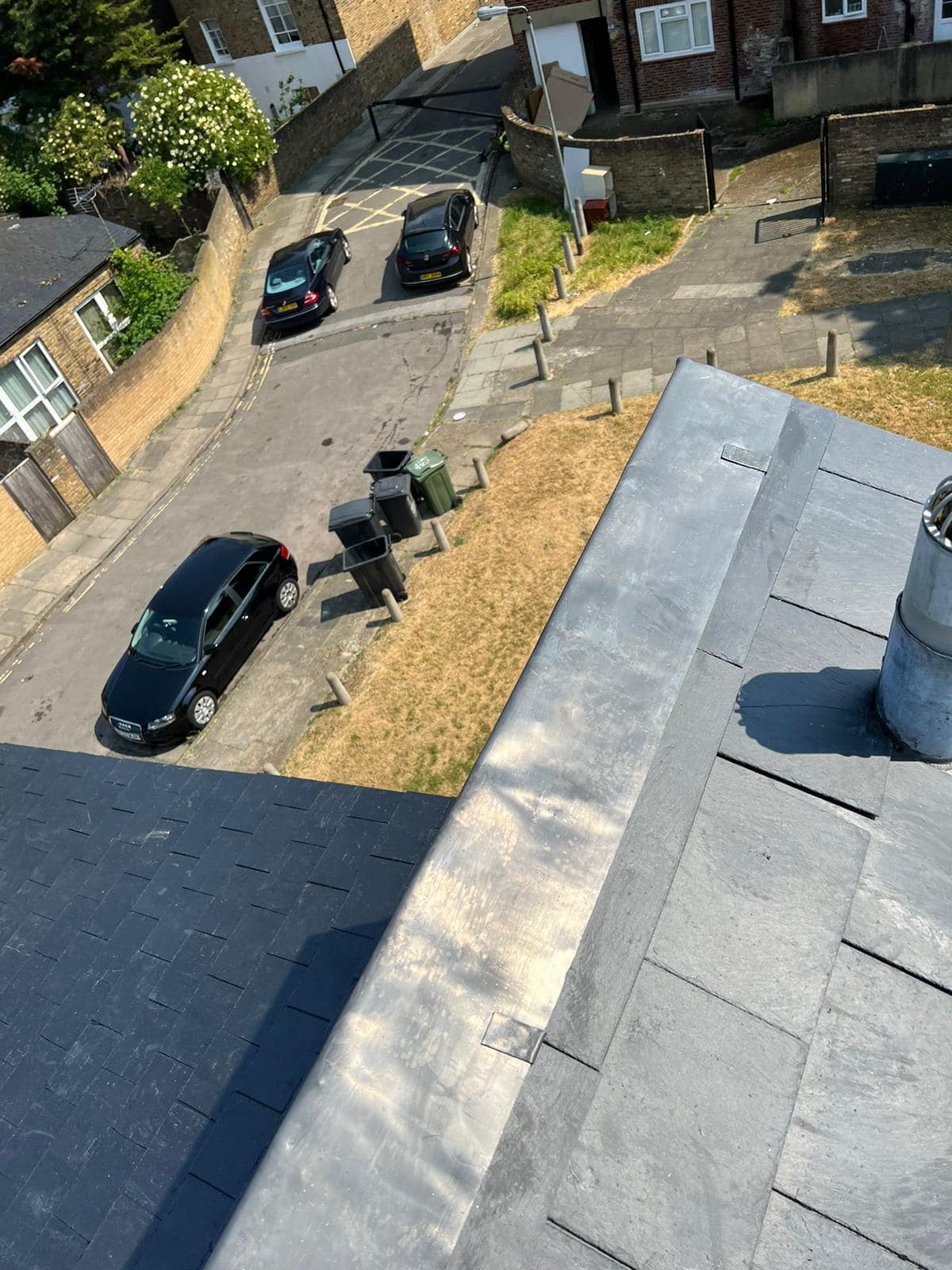 Slate roof restoration in Greenwich