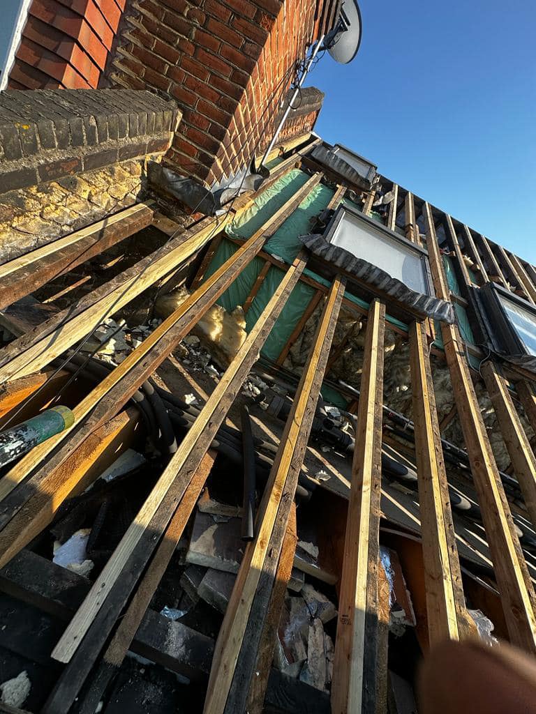 Lead flashing in Westminster