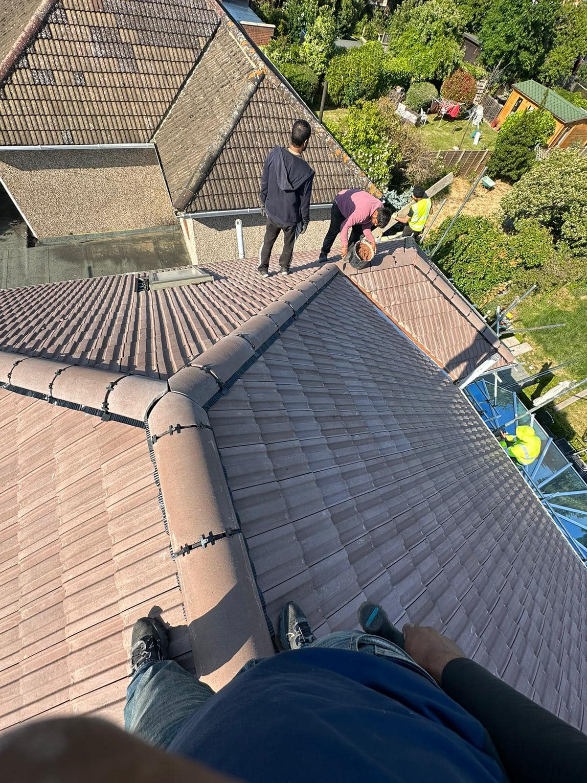 Commercial roof restoration in Canary Wharf