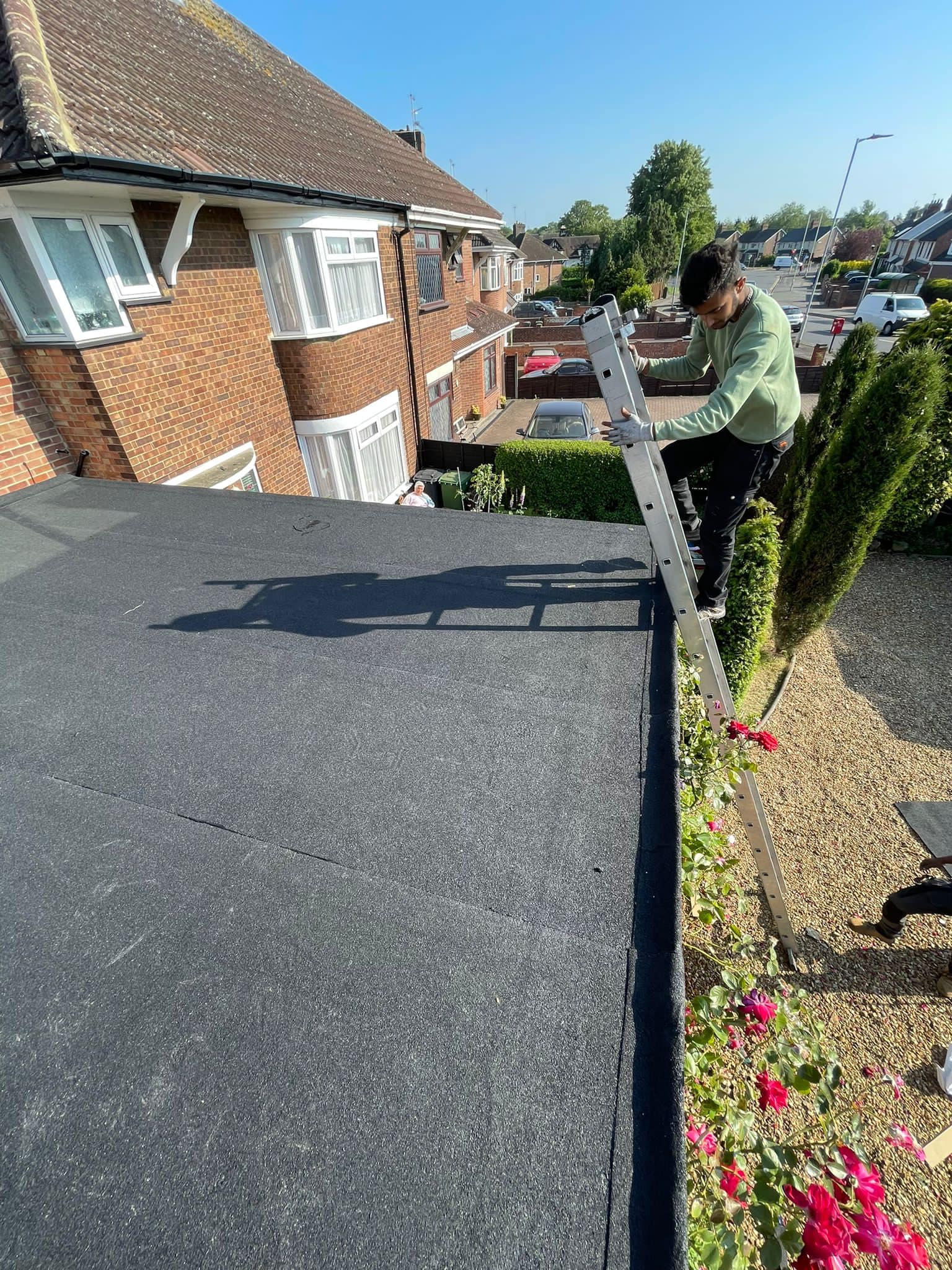 Flat roof replacement in Croydon