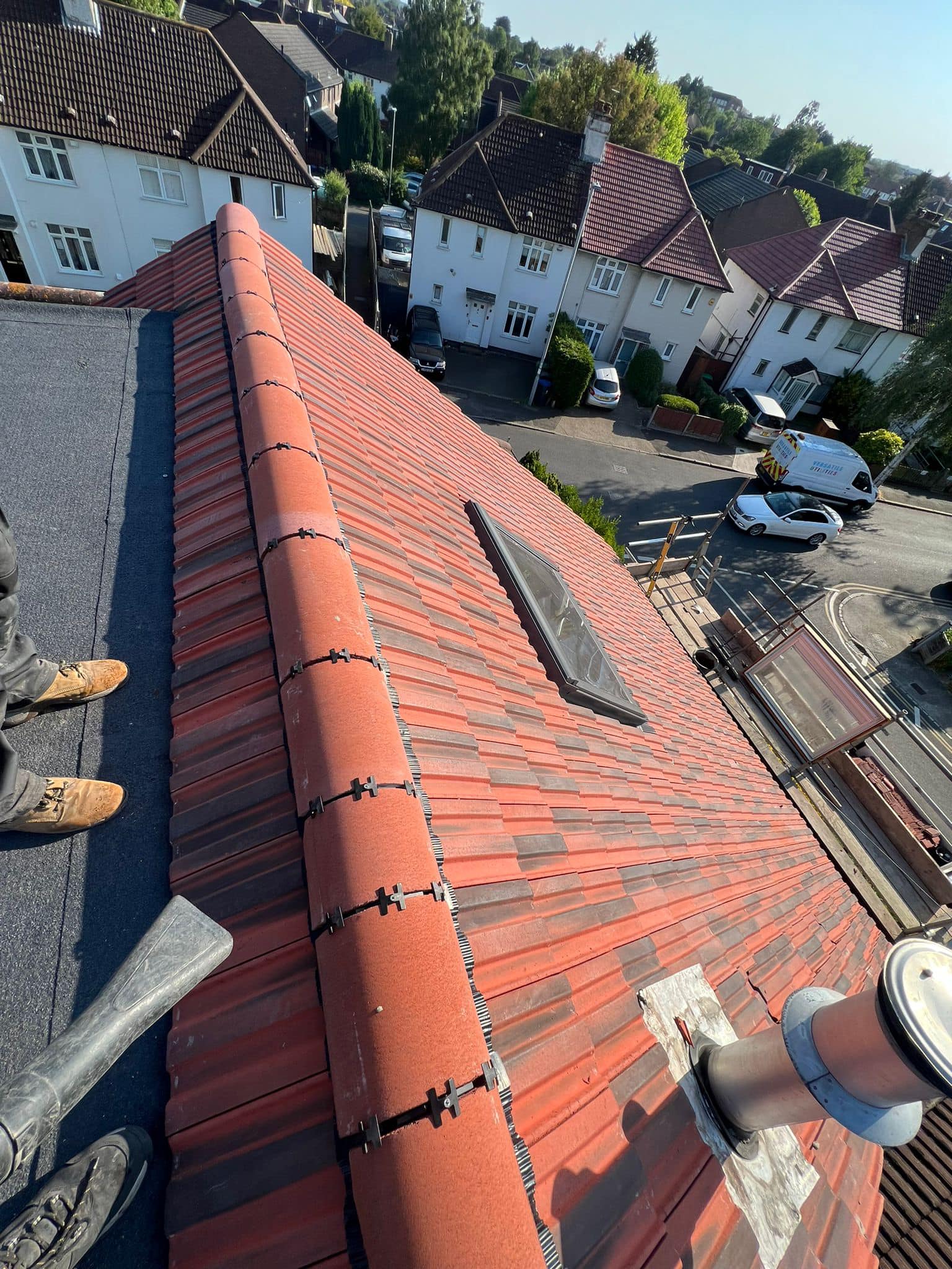 Lead flashing in Westminster