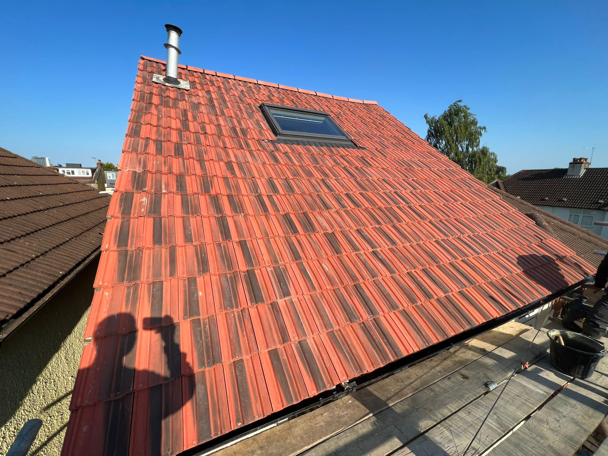 Lead flashing in Westminster
