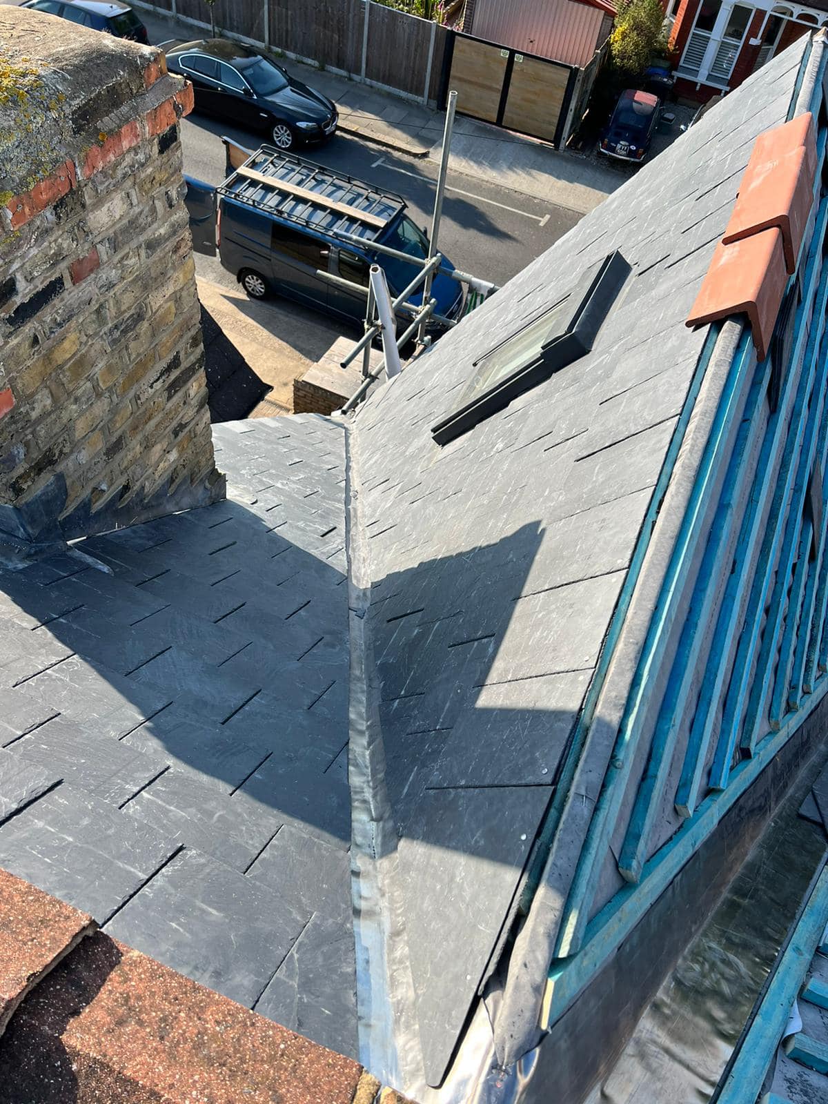 Lead flashing in Westminster