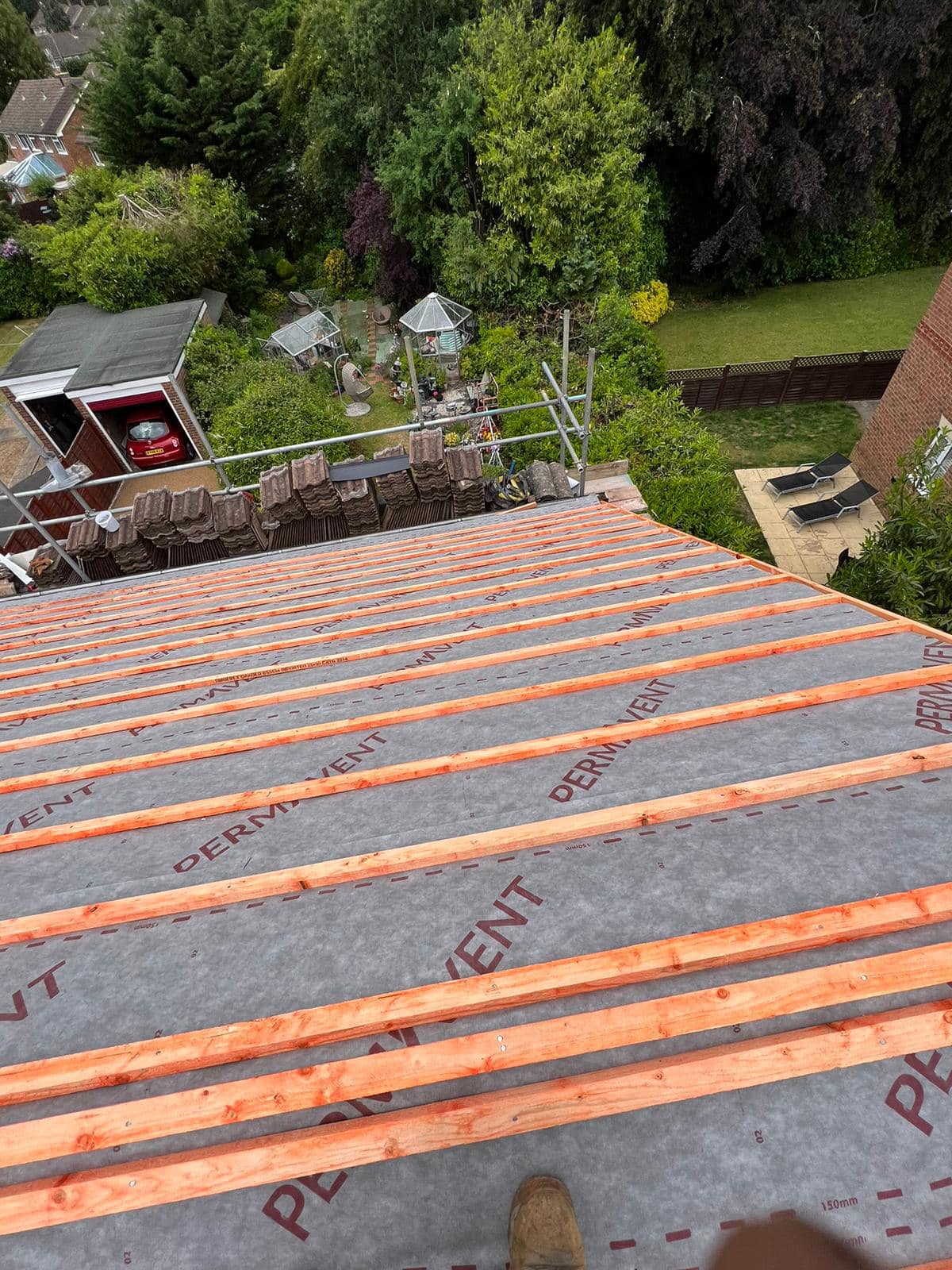 GRP fibreglass roof in Peckham