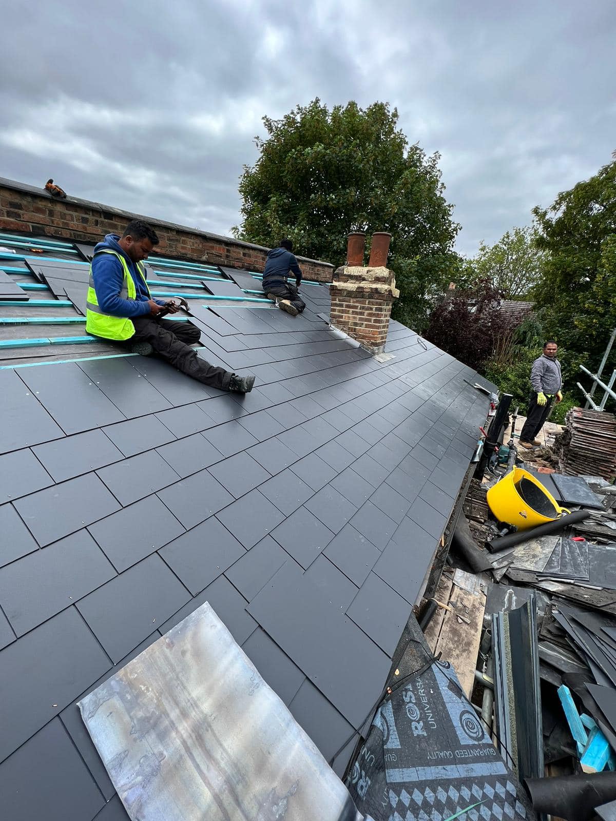 GRP fibreglass roof in Peckham